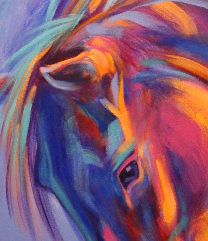 Abstract Horse Painting